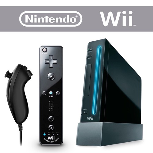 Nintendo wii konsole - wii, schwarz