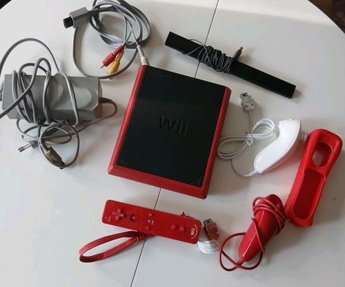 Nintendo wii mini konsole rot - wii,