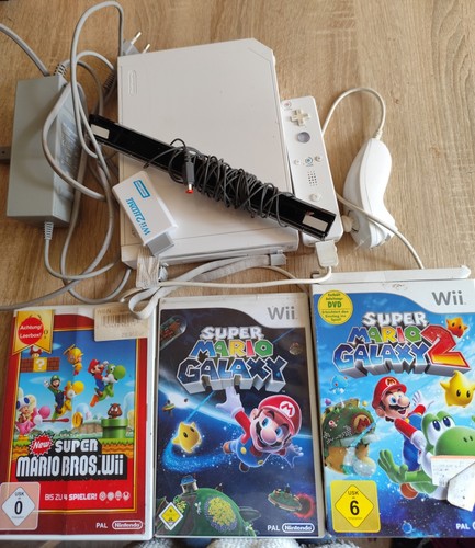 Nintendo wii konsole weiß mit - konsole,