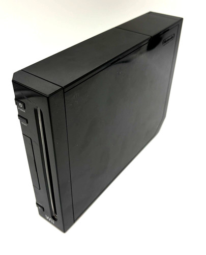 Nintendo wii schwarz rvl - schwarz, /