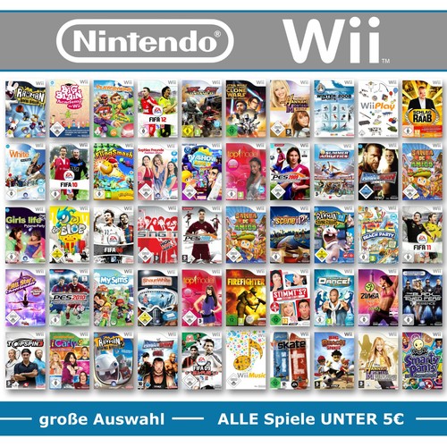 Nintendo wii spiele - spiele-wahl, 🚨