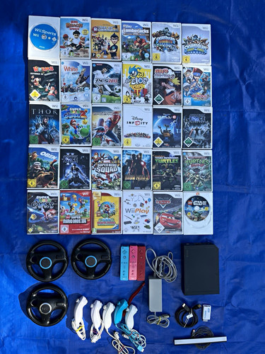 Nintendo wii konsole - nintendo, schwarz
