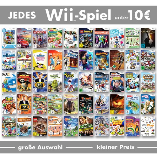 Nintendo wii spiele wahl - wii, 🚨